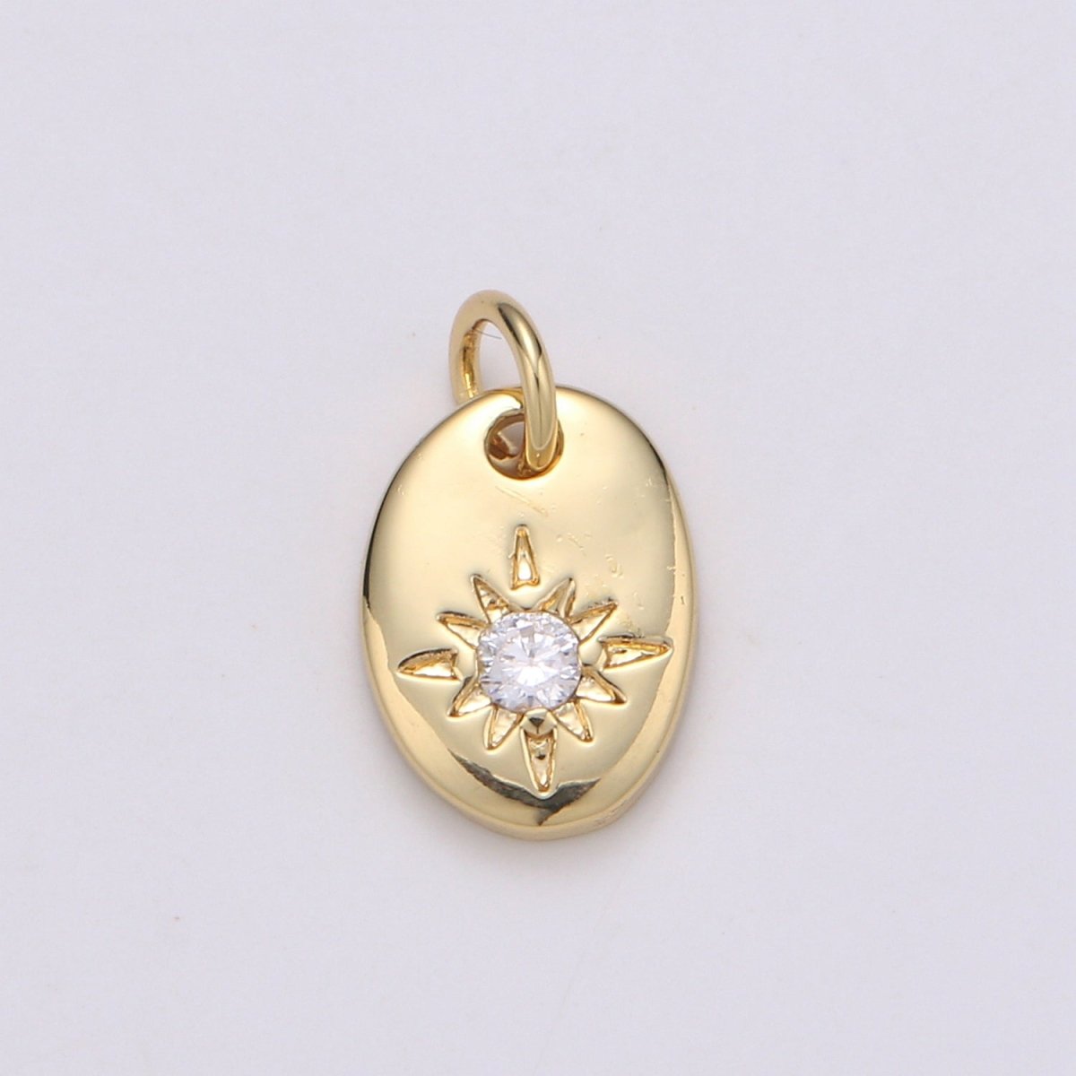 14K Gold Filled Micro Tiny Dainty Gold Star for Bracelet Necklace Pendant Charm Bails Findings for Jewelry Making D-896