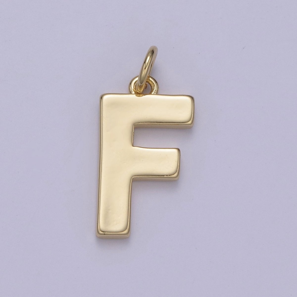 14k Gold Filled Minimalist Font Initial Letters Pendant Charm Wholesale Jewelry Supply A-703-A-715