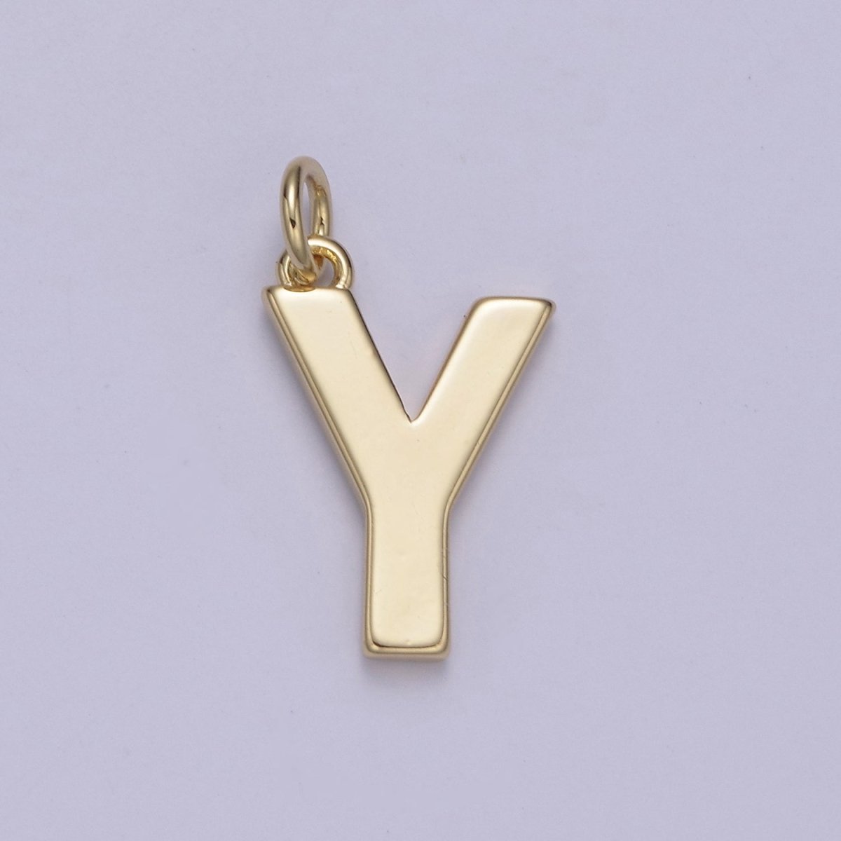 14k Gold Filled Minimalist Font Initial Letters Pendant Charm Wholesale Jewelry Supply A-703-A-715