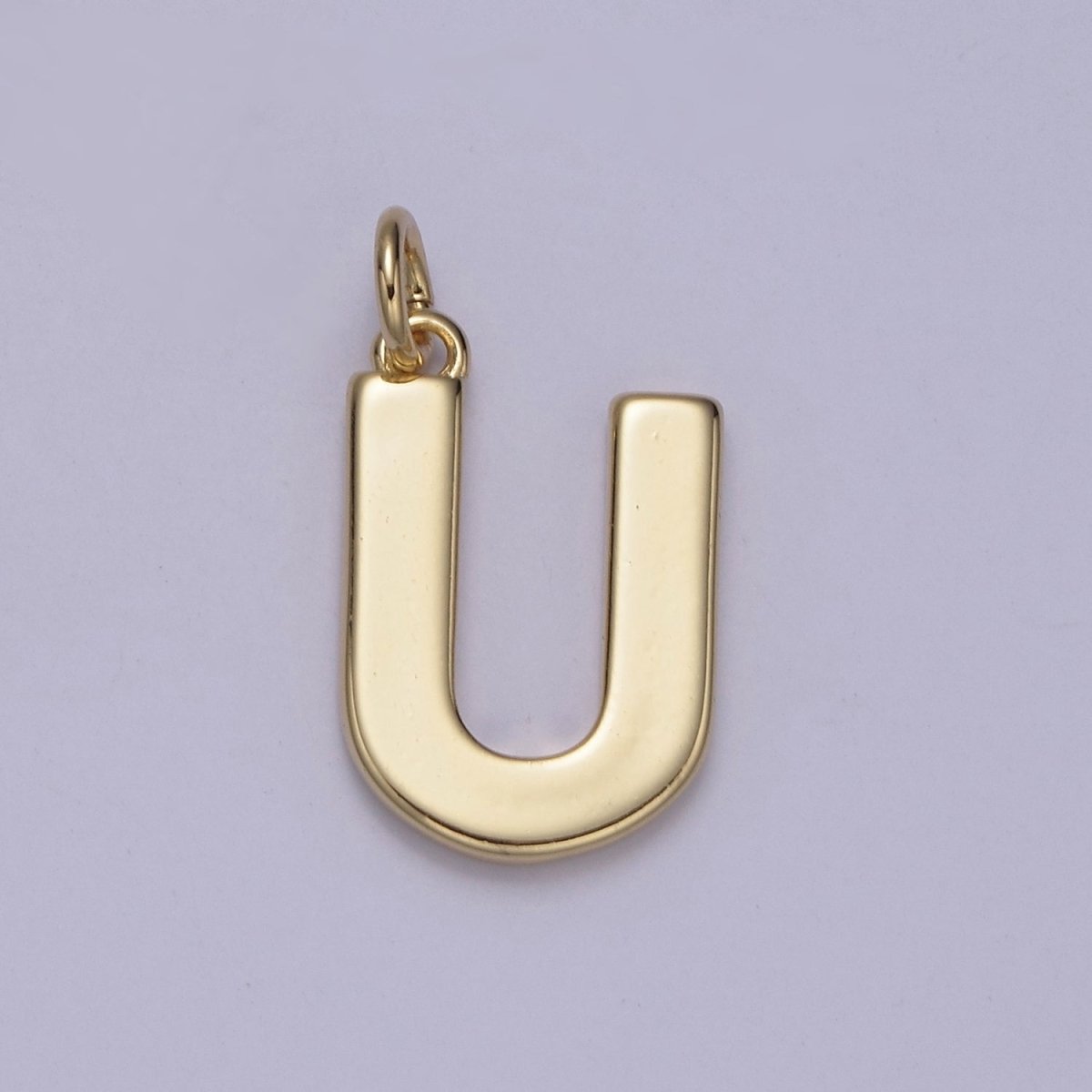 14k Gold Filled Minimalist Font Initial Letters Pendant Charm Wholesale Jewelry Supply A-703-A-715