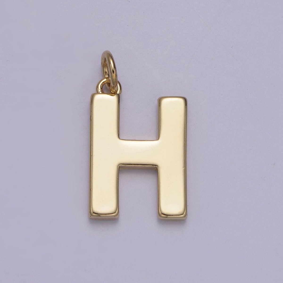 14k Gold Filled Minimalist Font Initial Letters Pendant Charm Wholesale Jewelry Supply A-703-A-715