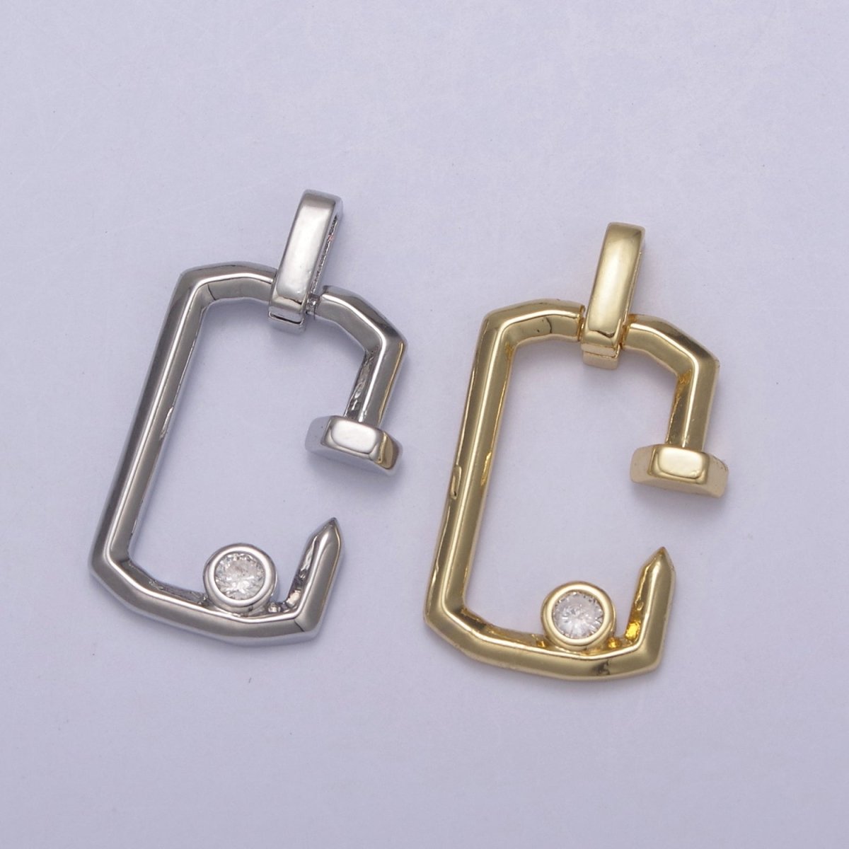 14k Gold Filled Nail Tools Charm Pendant for Necklace Jewelry Making Supply N-905 N-906
