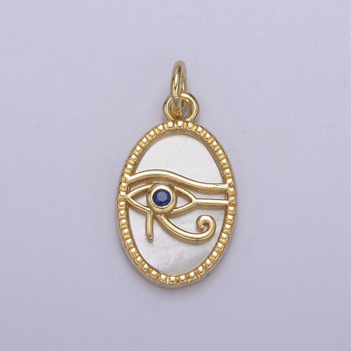 14K Gold Filled Pearl, Tiger Eye, Abalone Shell Charm Pendant Eye Of Ra Charm for Amulet Green Necklace Bracelet Jewelry Making N-771 - N-773