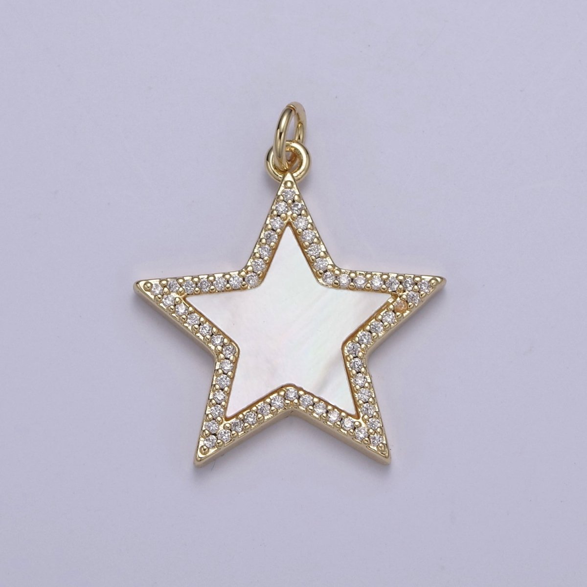 14K Gold Filled Pearl, Tiger Eye, Turquoise Abalone Shell Charm Pendant Star Charm for Celestial Necklace Bracelet Jewelry Making N-658 - N-661