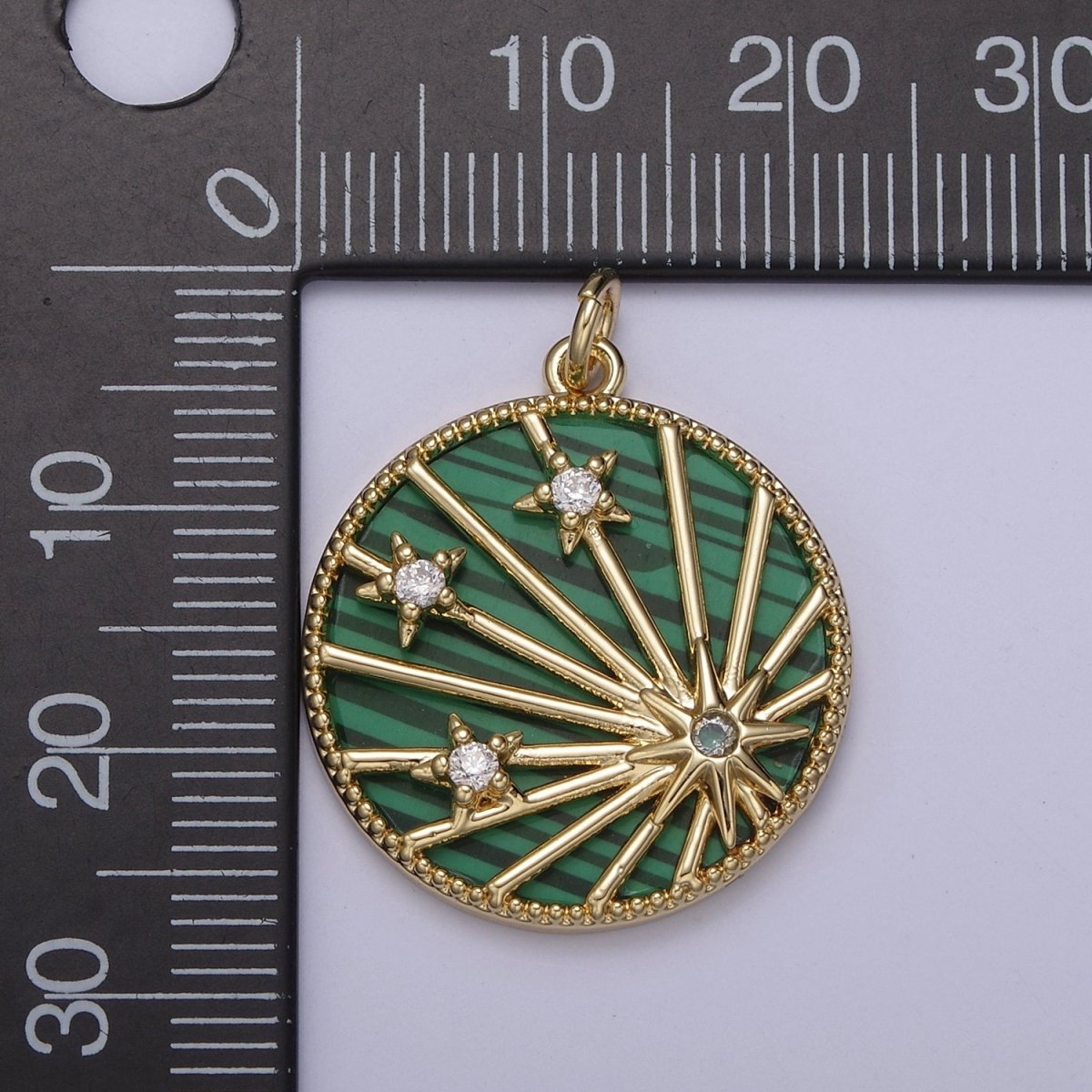 14K Gold Filled Pearl, Tiger Eye, Turquoise, Malachite, Abalone Shell Charm Pendant Star Charm for Celestial Necklace Bracelet Jewelry Making N-890 - N-894