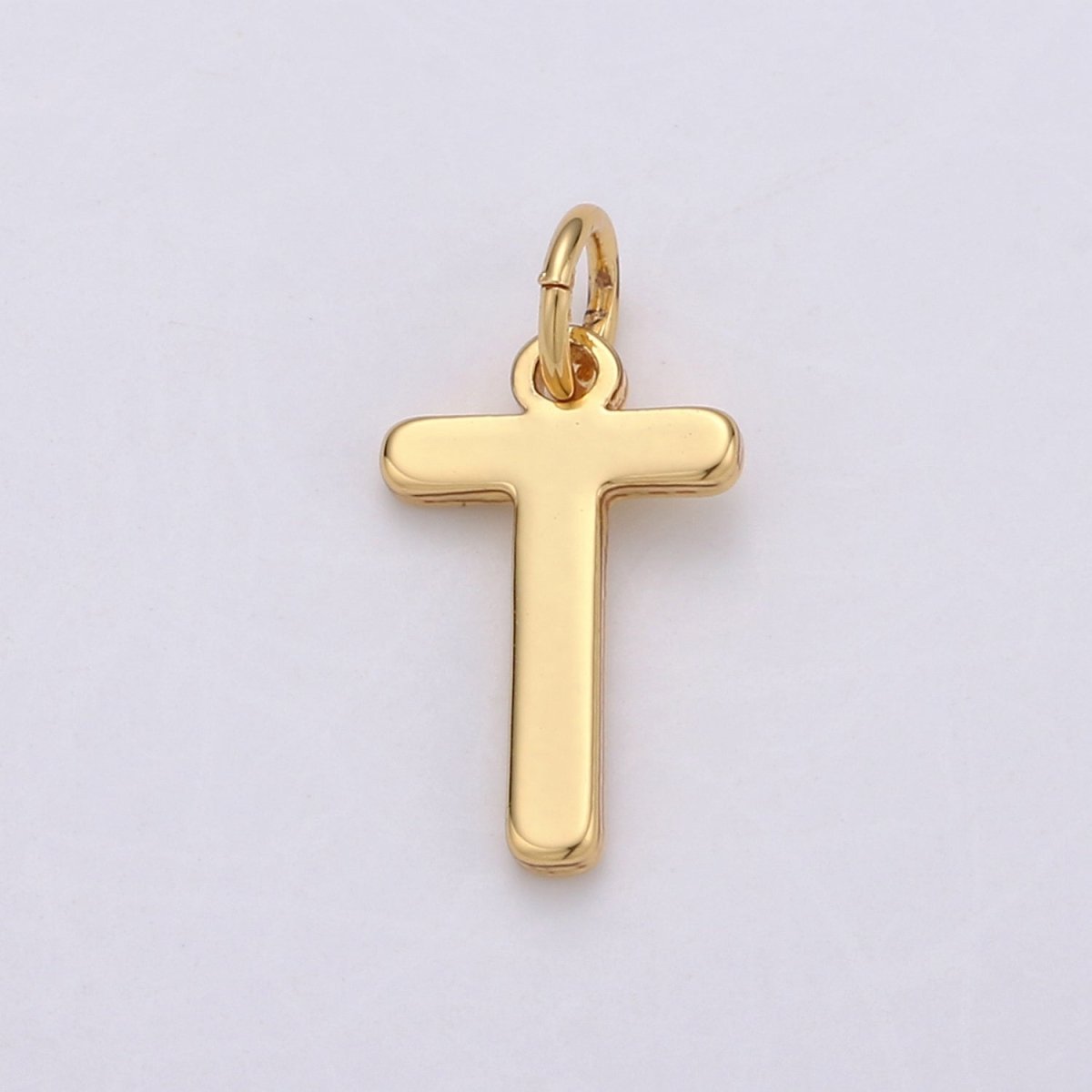 14k Gold Filled Personalized Initial Charm Initial Pendant, Letter Charm, Minimalist Alphabet Letter Charm, Monogram Charm Add On Charm A-113 to A-125