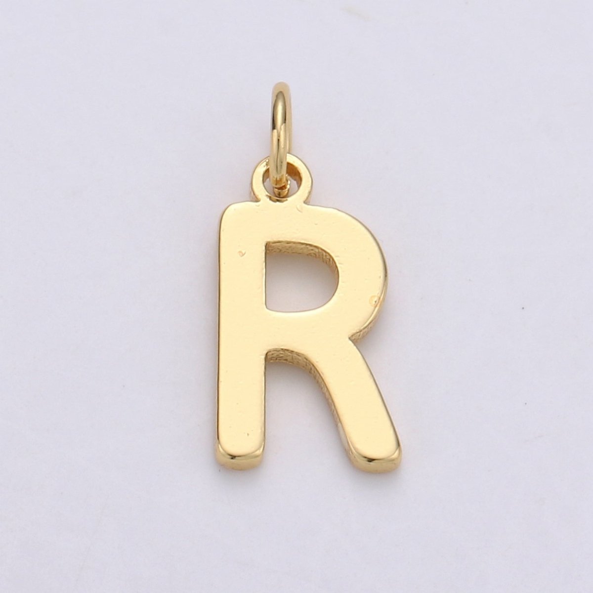 14k Gold Filled Personalized Initial Charm Initial Pendant, Letter Charm, Minimalist Alphabet Letter Charm, Monogram Charm Add On Charm A-113 to A-125