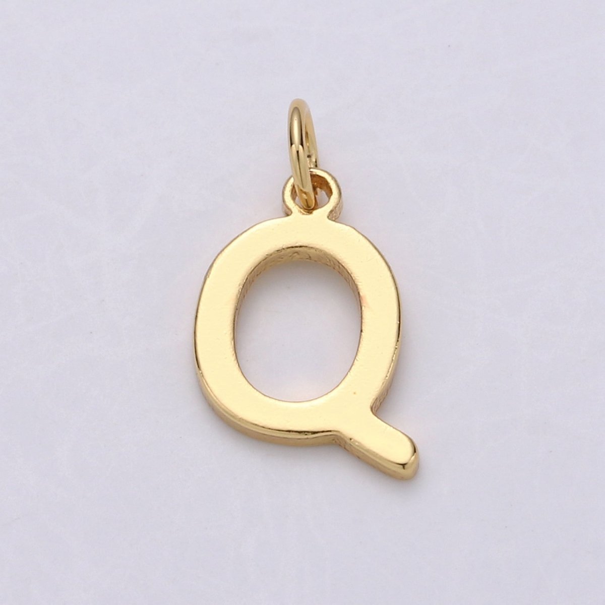 14k Gold Filled Personalized Initial Charm Initial Pendant, Letter Charm, Minimalist Alphabet Letter Charm, Monogram Charm Add On Charm A-113 to A-125