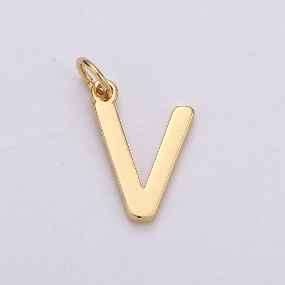 14k Gold Filled Personalized Initial Charm Initial Pendant, Letter Charm, Minimalist Alphabet Letter Charm, Monogram Charm Add On Charm A-113 to A-125