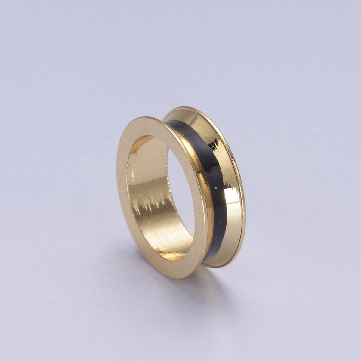 14K Gold Filled Rondelle Big Hole Spacer Beads, Large Hole Spacer Beads, Sliding Beads for Charm Necklace Bracelet B-141