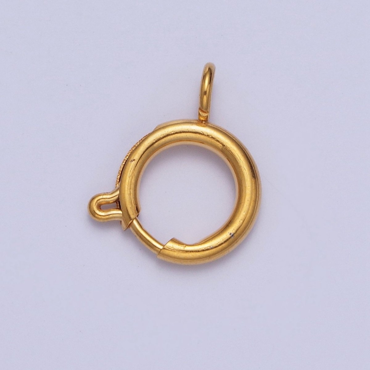 14K Gold Filled Round Spring Ring Closure Clasps For DIY Jewelry Making  L-875-L882 L-912