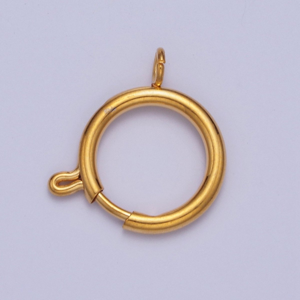 14K Gold Filled Round Spring Ring Closure Clasps For DIY Jewelry Making  L-875-L882 L-912