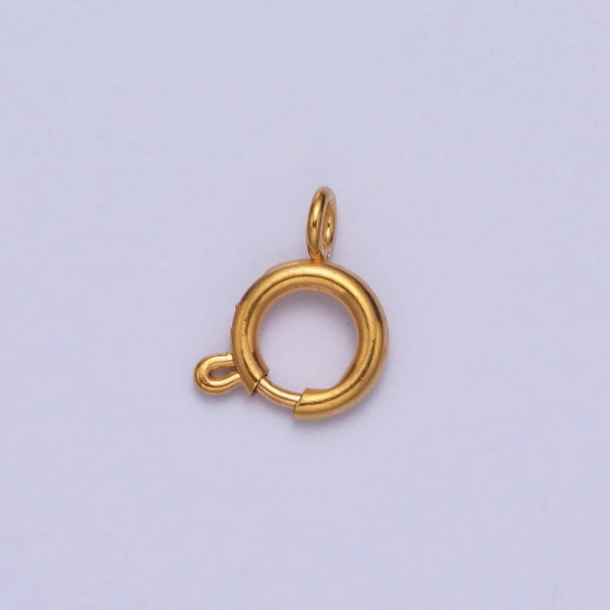 14K Gold Filled Round Spring Ring Closure Clasps For DIY Jewelry Making  L-875-L882 L-912
