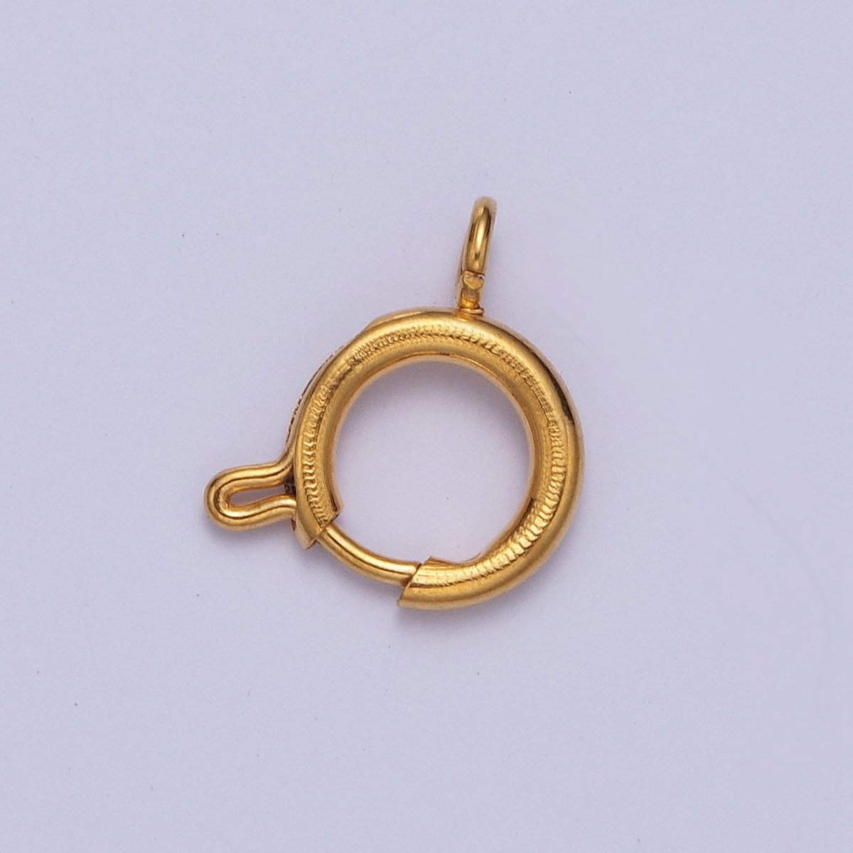 14K Gold Filled Round Spring Ring Closure Clasps For DIY Jewelry Making  L-875-L882 L-912