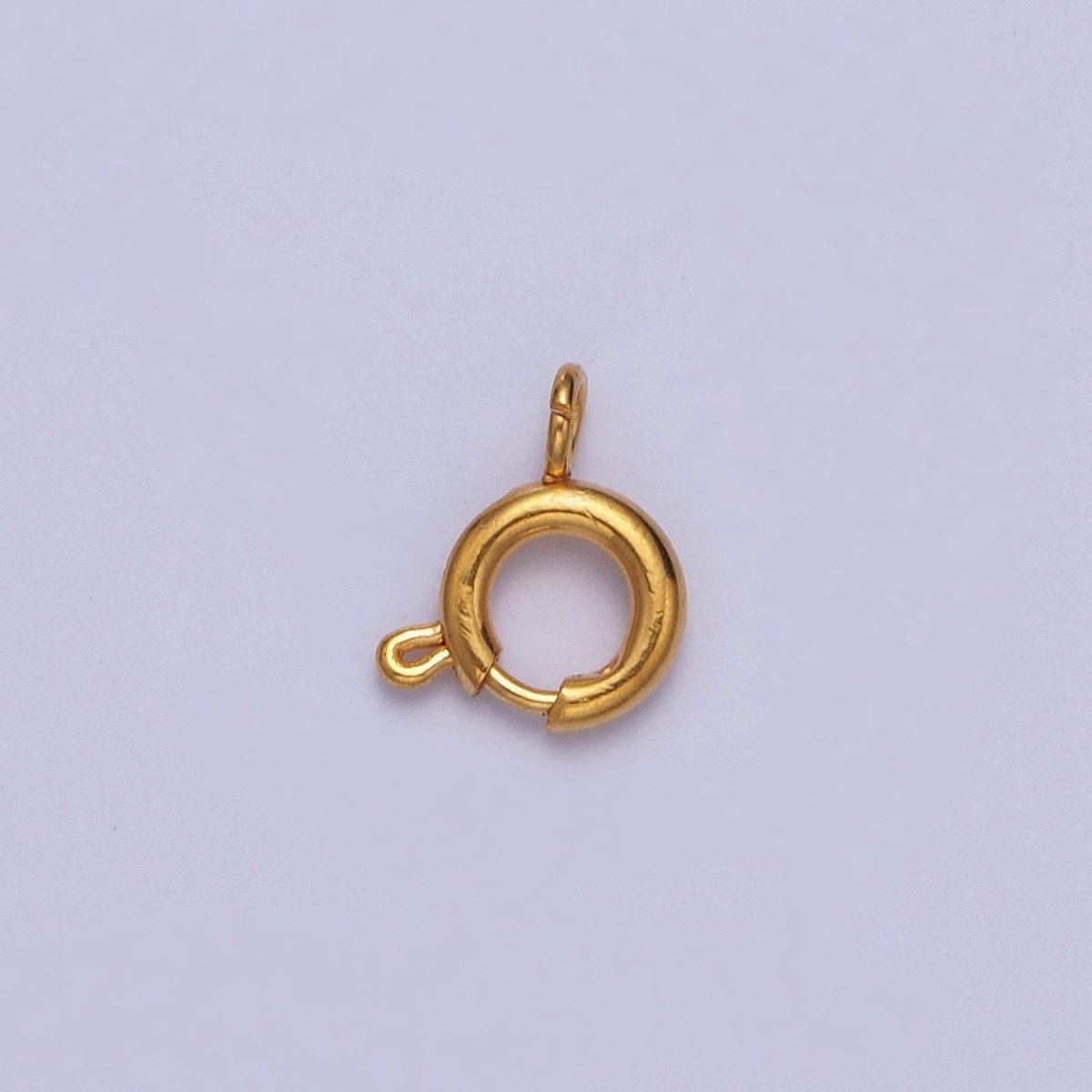 14K Gold Filled Round Spring Ring Closure Clasps For DIY Jewelry Making  L-875-L882 L-912