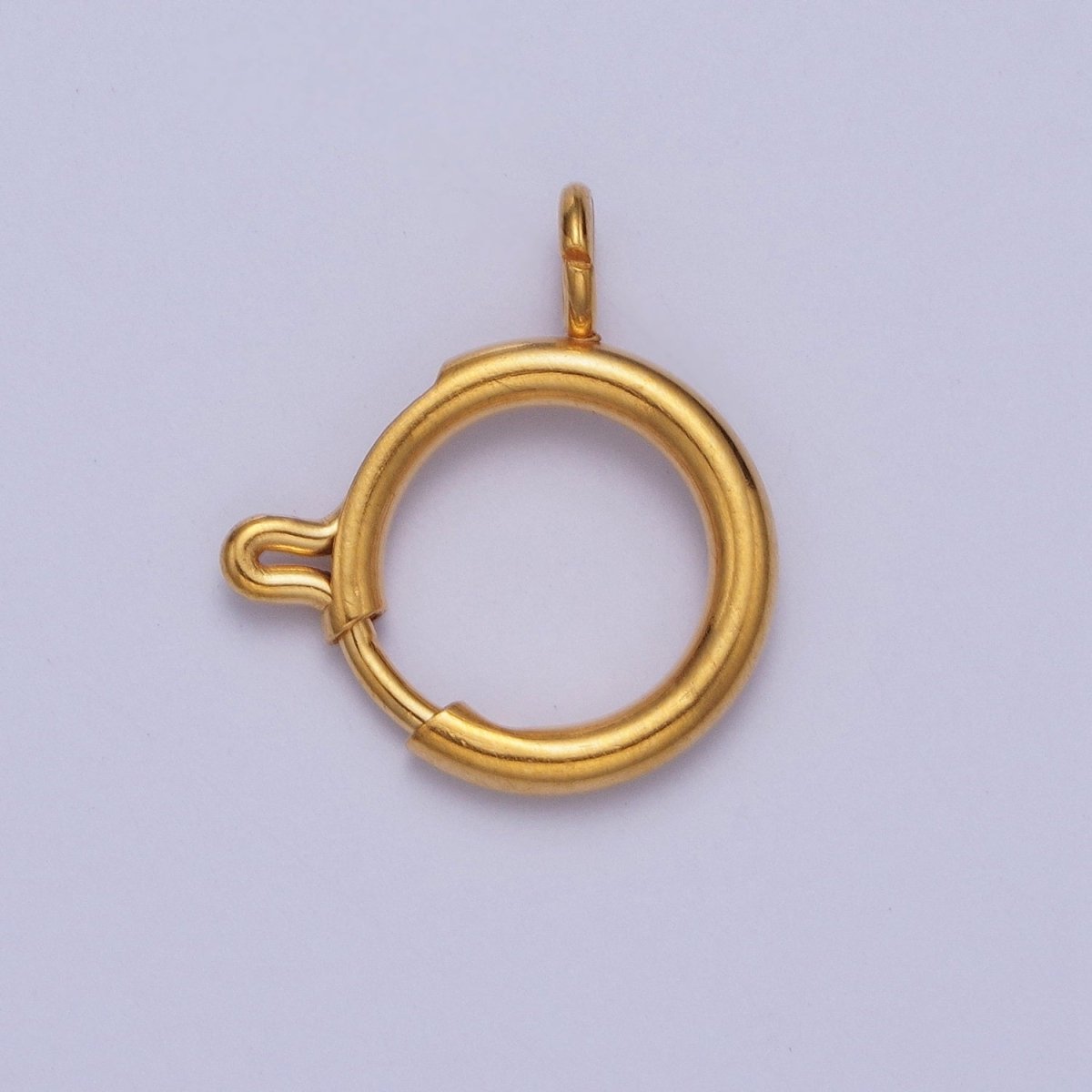 14K Gold Filled Round Spring Ring Closure Clasps For DIY Jewelry Making  L-875-L882 L-912