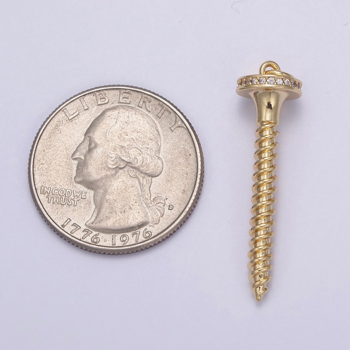 14k Gold Filled Screw Tools Charm Pendant for Necklace Bracelet Jewelry Making Supply N-788 - N-793