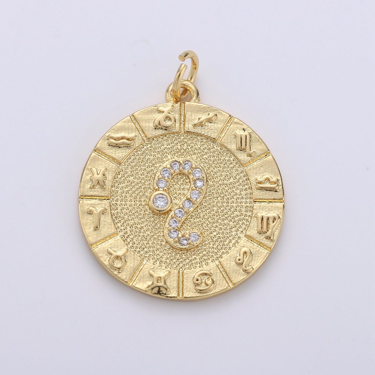 14k Gold Filled Zodiac Charms Micro Pave Constellation Necklace Pendant for Zodiac Necklace Celestial Jewelry Making Supply | A-A1749-A-A1754