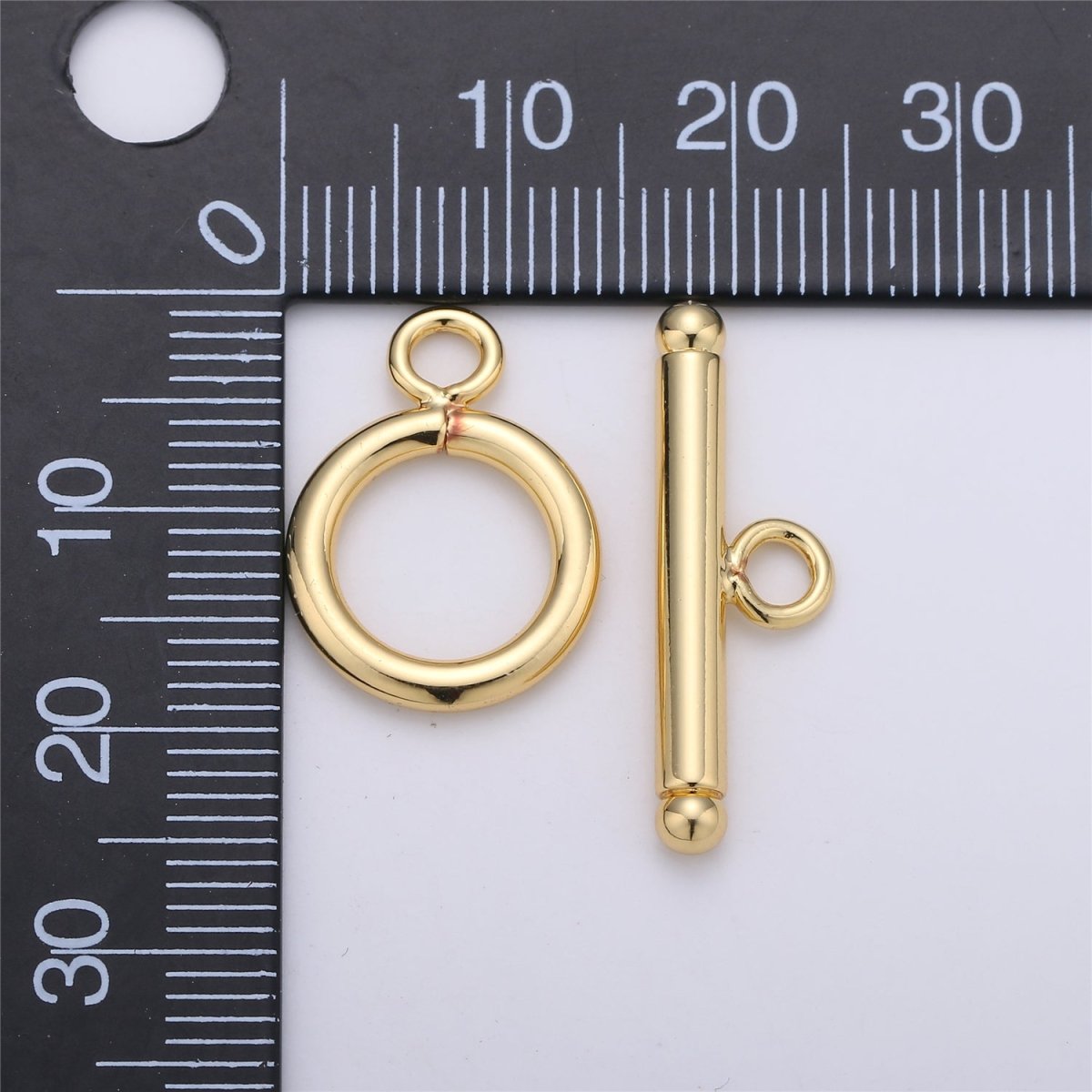 15mm 14K Gold Filled Toggle Clasp 1 set for Bracelet Necklace Jewelry Making Supply | K-175 K-121
