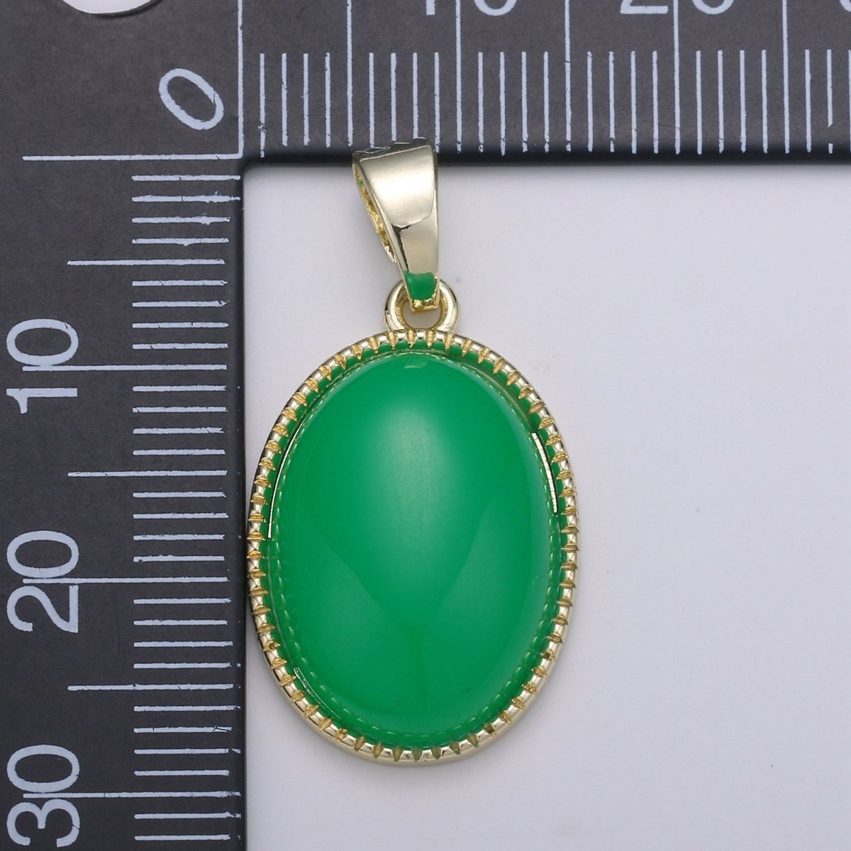 15x29mm 14k Gold Filled Oval Charm, Tiger eye, Marroon, Green Jade Oval Pendant, Natural Stone Charms, Vintage Jewelry Supply J-156 - J-158