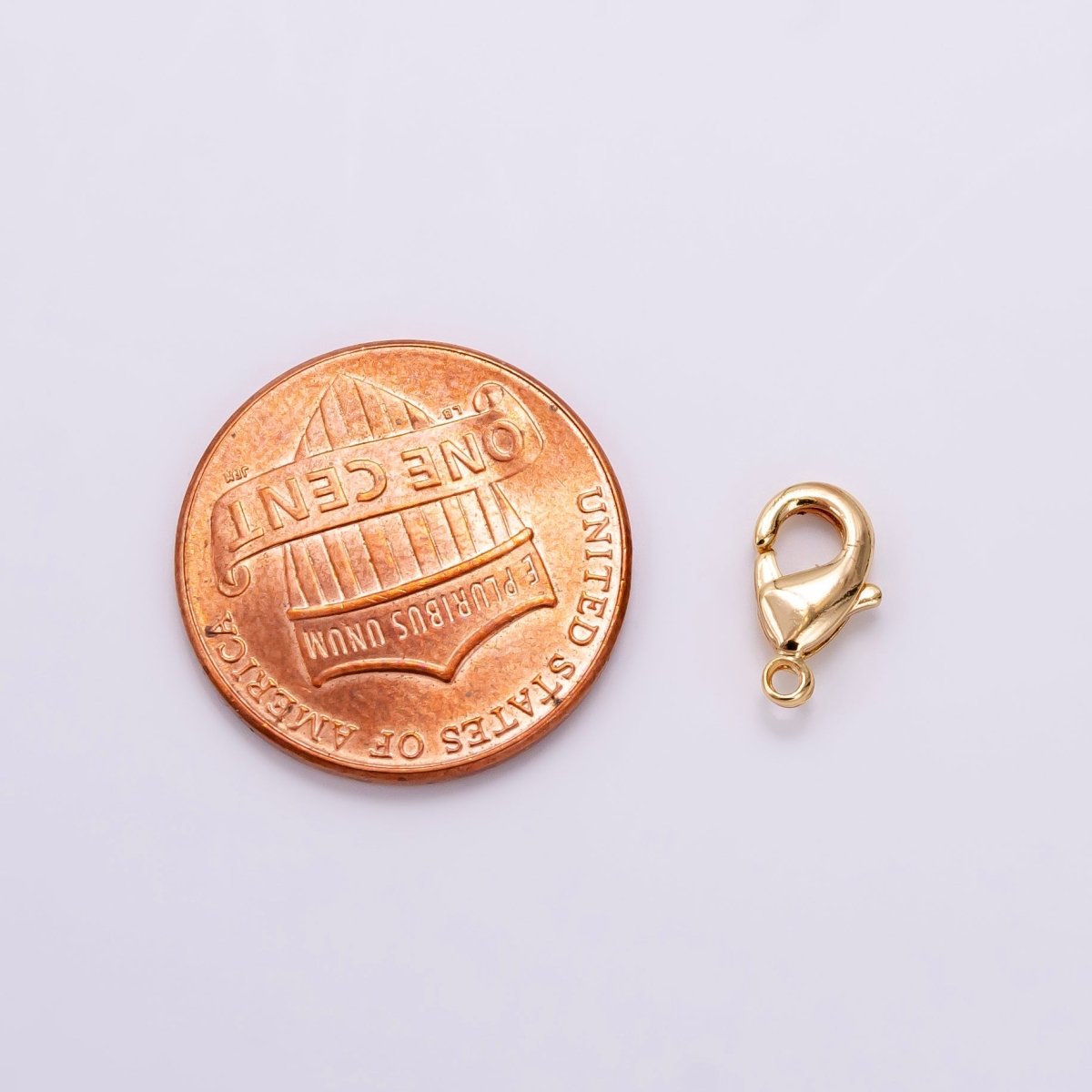 16K Gold Filled 10mm Lobster Claw Clasps Closure Findings | Z903 - DLUXCA