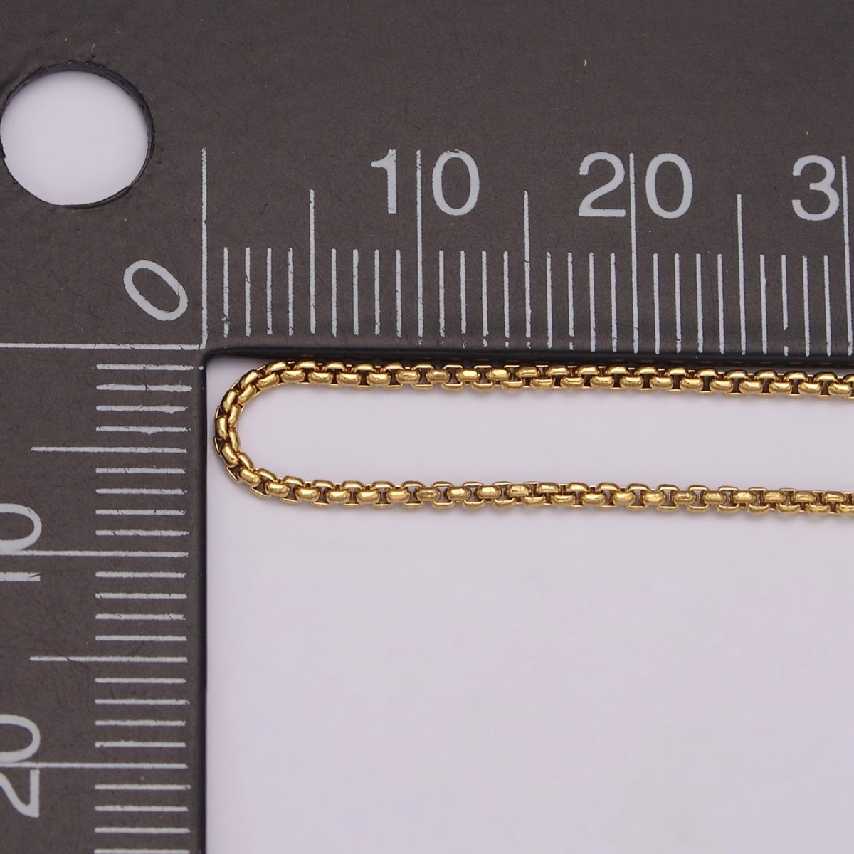 16K Gold Filled 1.2mm Dainty Box Chain 18 Inch Layering  Necklace w. Extender in Gold & Silver | WA-436 WA-437 Clearance Pricing