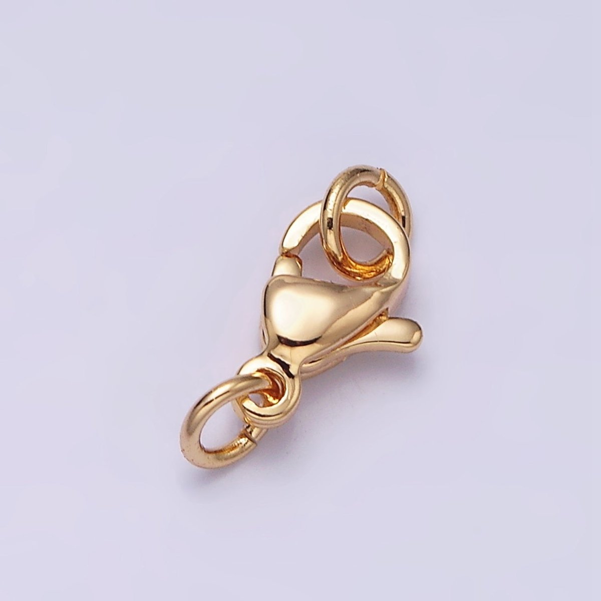 16K Gold Filled 9mm Lobster Clasps Closure Jump Ring Jewelry Supply in Gold & Silver | Z-389 Z-390