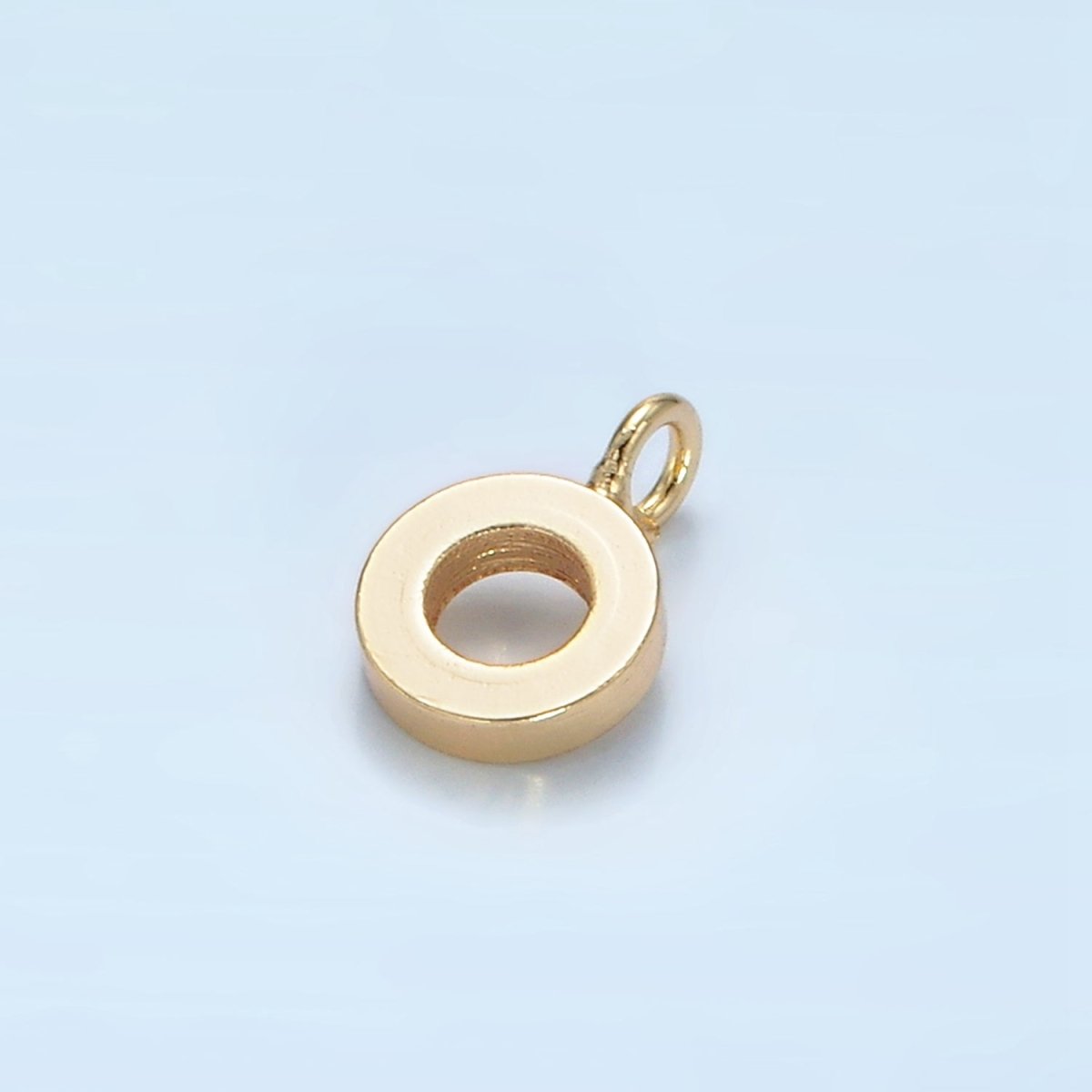 16K Gold Filled 9mm Minimalist Thin Rhondelle Open Loop Findings in Gold & Silver | Z857