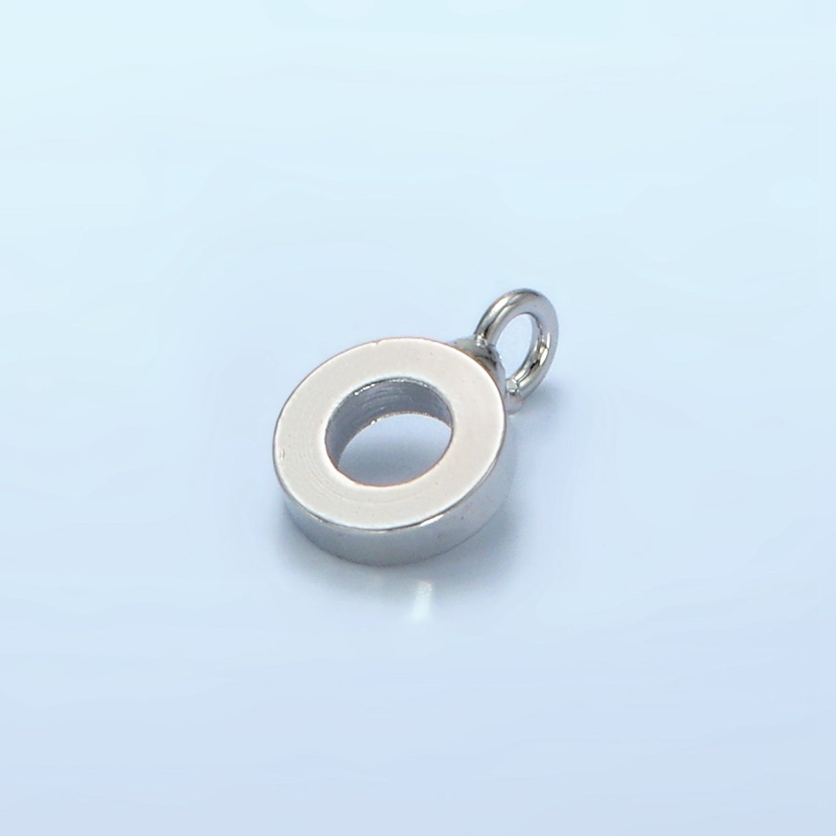 16K Gold Filled 9mm Minimalist Thin Rhondelle Open Loop Findings in Gold & Silver | Z857