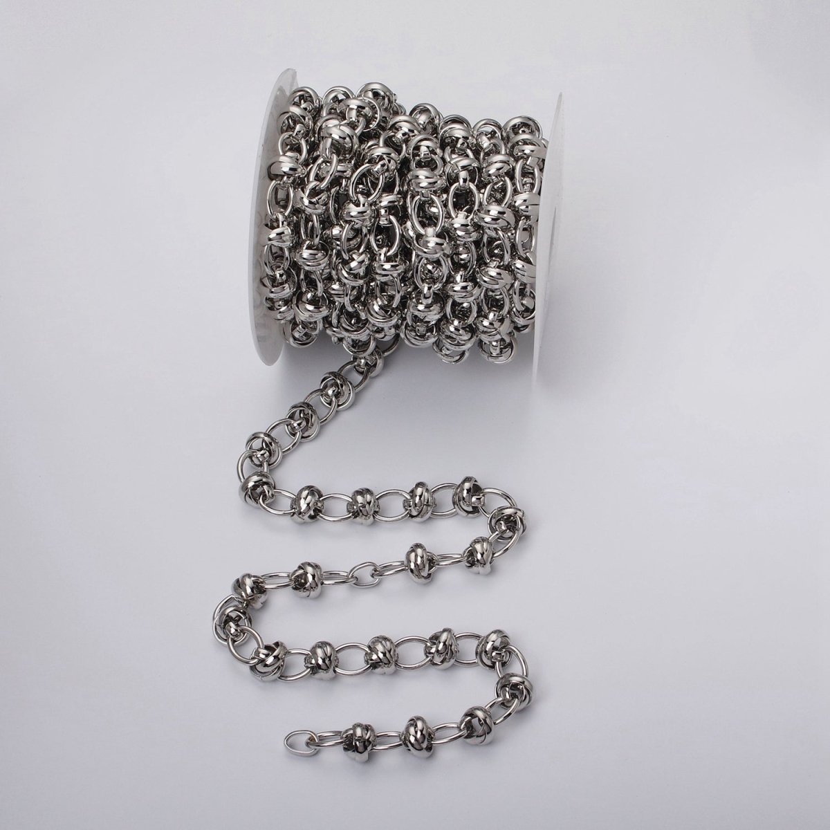 16k Gold Plated Cable Multiple Rolo Link Unfinished Chain in Gold & Silver | ROLL-1155 ROLL-1156 Clearance Pricing