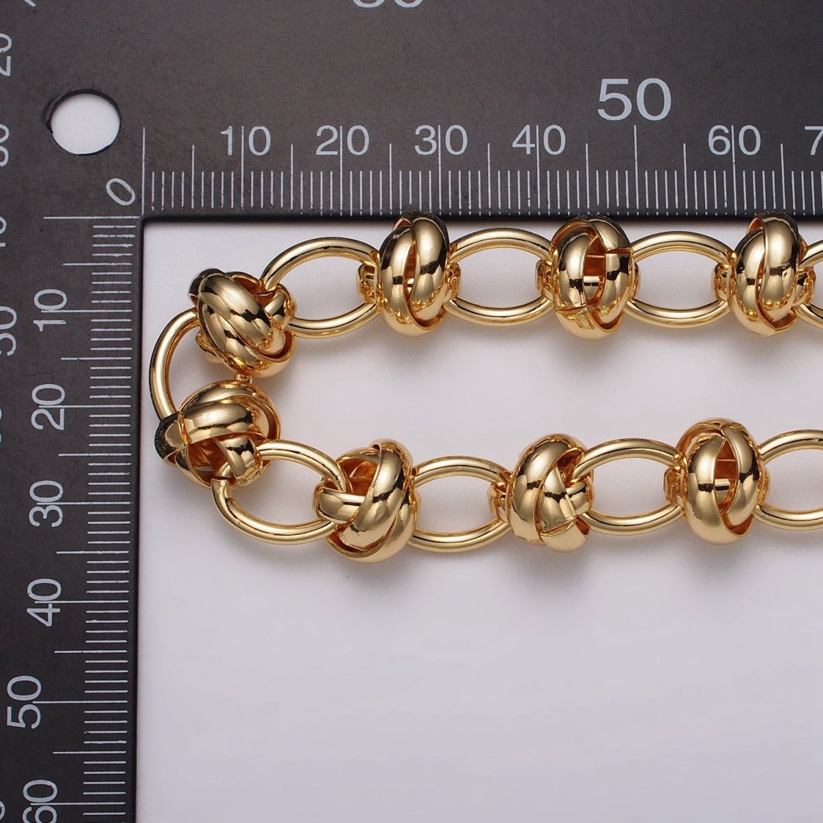 16k Gold Plated Cable Multiple Rolo Link Unfinished Chain in Gold & Silver | ROLL-1155 ROLL-1156 Clearance Pricing