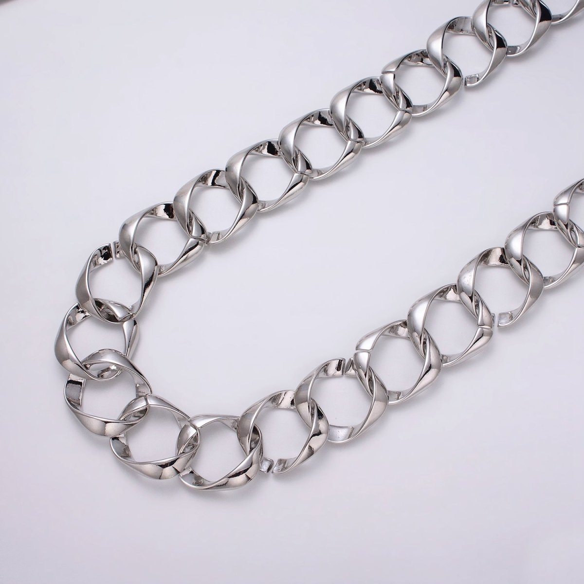 16k Gold Filled Chain by Yard Big Oval Cable Chain Unfinished Chain Wholesale Chunky Chain Large Link Chain | ROLL-1301 ROLL-1302 Clearance Pricing