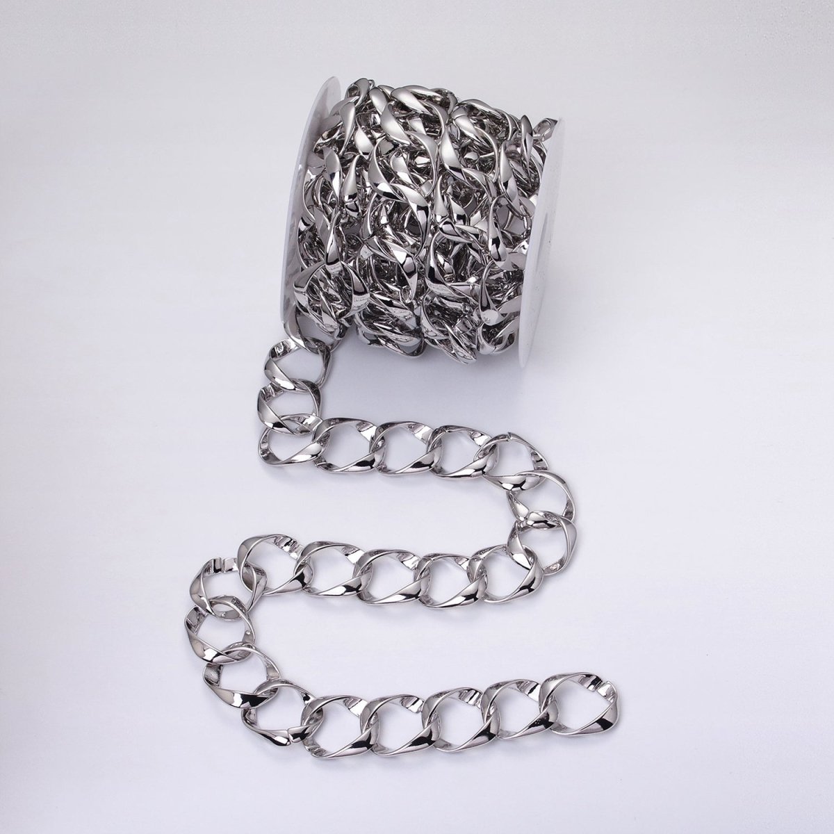 16k Gold Filled Chain by Yard Big Oval Cable Chain Unfinished Chain Wholesale Chunky Chain Large Link Chain | ROLL-1301 ROLL-1302 Clearance Pricing