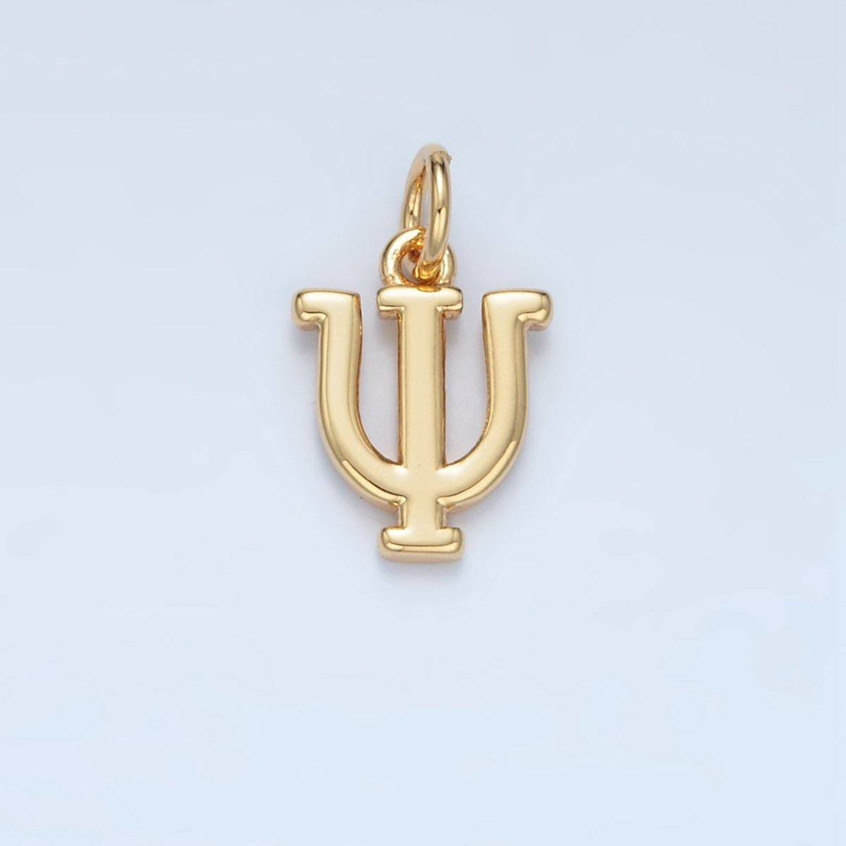 16K Gold Filled Greek Alphabet Personalized Charm in Gold & Silver | A1271 - A1294