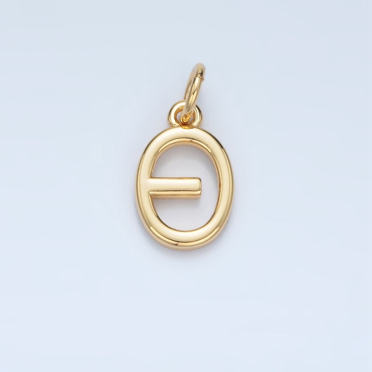 16K Gold Filled Greek Alphabet Personalized Charm in Gold & Silver | A1271 - A1294