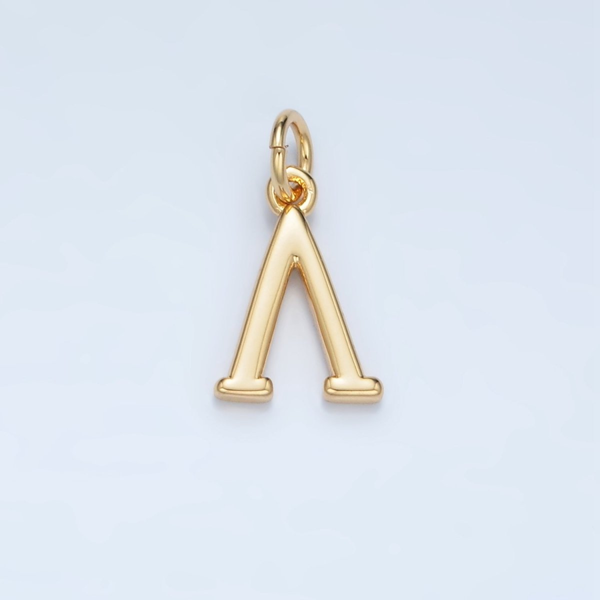 16K Gold Filled Greek Alphabet Personalized Charm in Gold & Silver | A1271 - A1294
