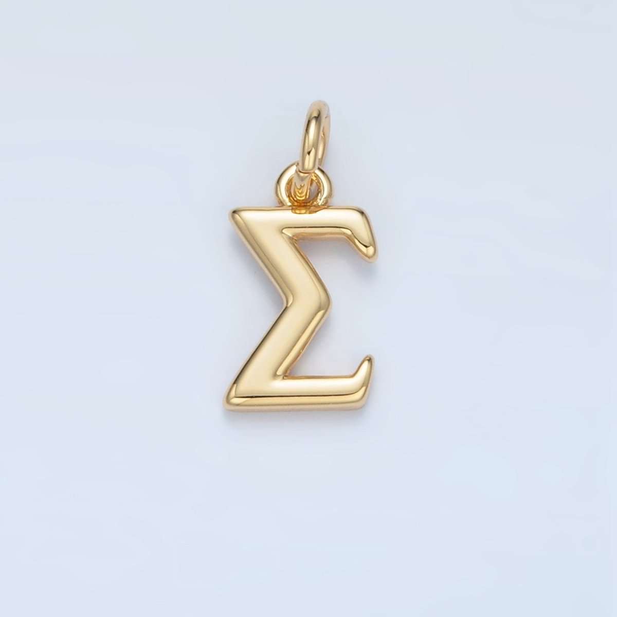 16K Gold Filled Greek Alphabet Personalized Charm in Gold & Silver | A1271 - A1294
