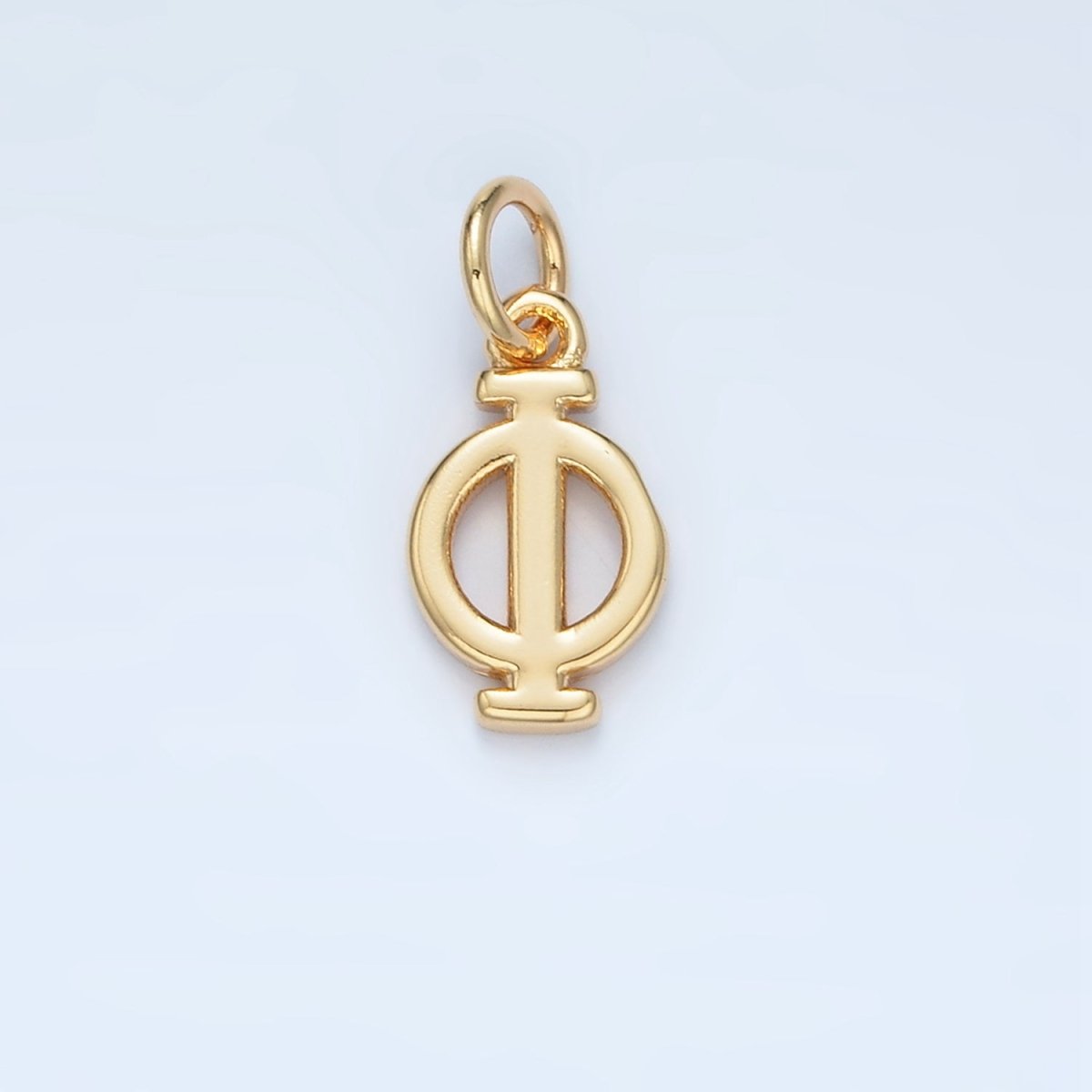16K Gold Filled Greek Alphabet Personalized Charm in Gold & Silver | A1271 - A1294
