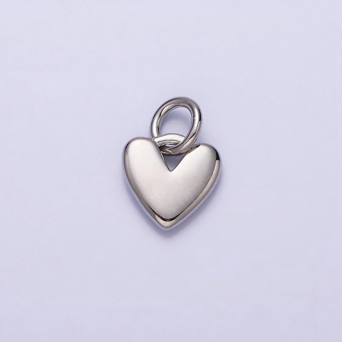 16K Gold Filled Heart Mini Add-On Charm in Gold & Silver | AC-1342 AC-1343