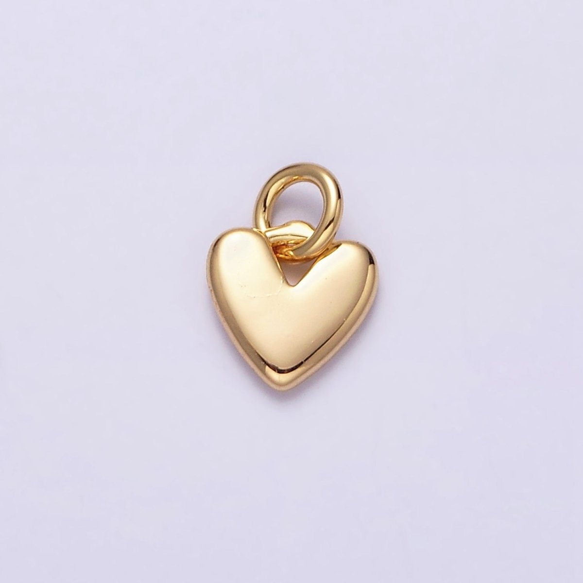 16K Gold Filled Heart Mini Add-On Charm in Gold & Silver | AC-1342 AC-1343
