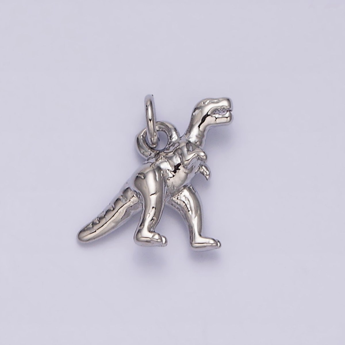 16K Gold Filled Mini T-Rex Dinosaurs Add-On Charm in Gold & Silver | AC-1125 AC-1126