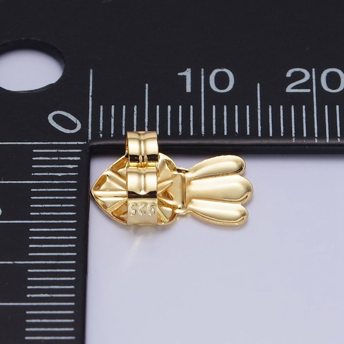 16K Gold Filled Triple Crown Heart Flower Earrings Back Lifter Stabilizer Supply in Gold & Silver | Z-336 Z-337