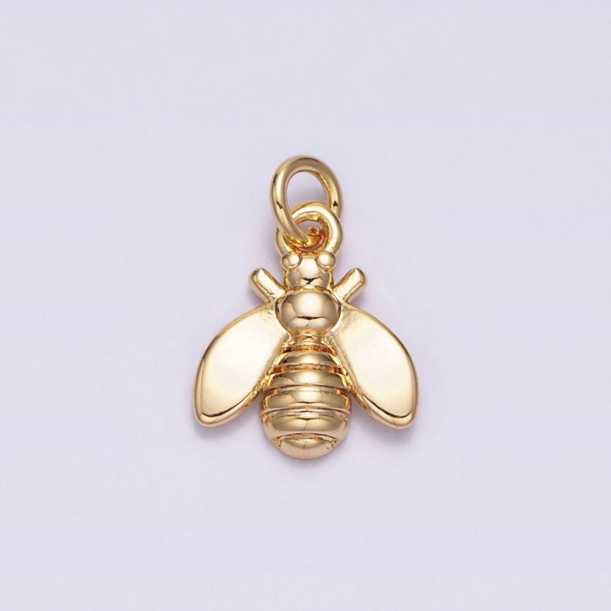16K Gold Filled Wasps Bumble Queen Bee Insect Mini Add-On Charm in Gold & Silver | AC-1131 AC-1132
