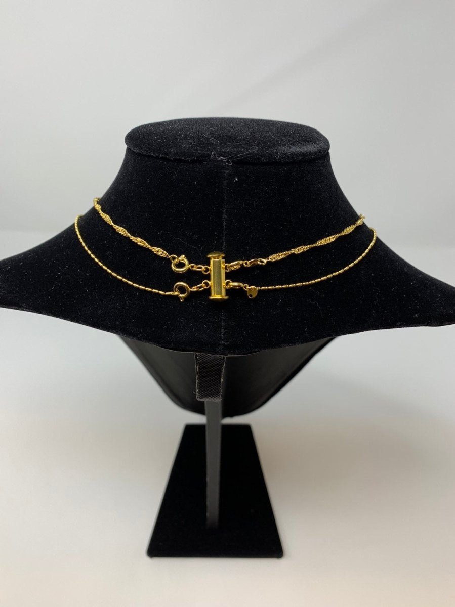 18k Gold Fill Layered Necklace Detangler, Multi Strand Necklace Detangler Clasp, Layering Necklace Spacer, Layer Necklaces / Stack Bracelet K-042 - K-045