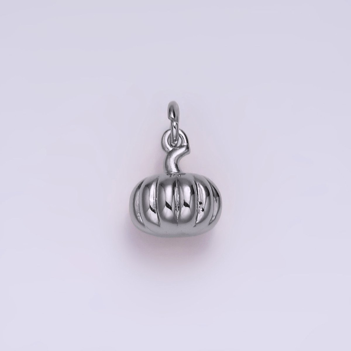 18K Gold Filled 9mm Pumpkin Fruit Puffed Add-On Charm | N-1760 W-481