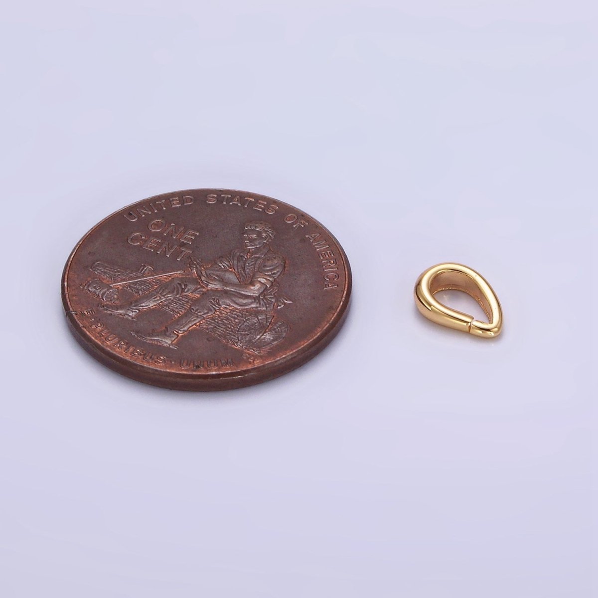 18K Gold Filled Bail for Pendant Jewelry Kit Supplies For DIY Jewelry Making | Z-489 - DLUXCA