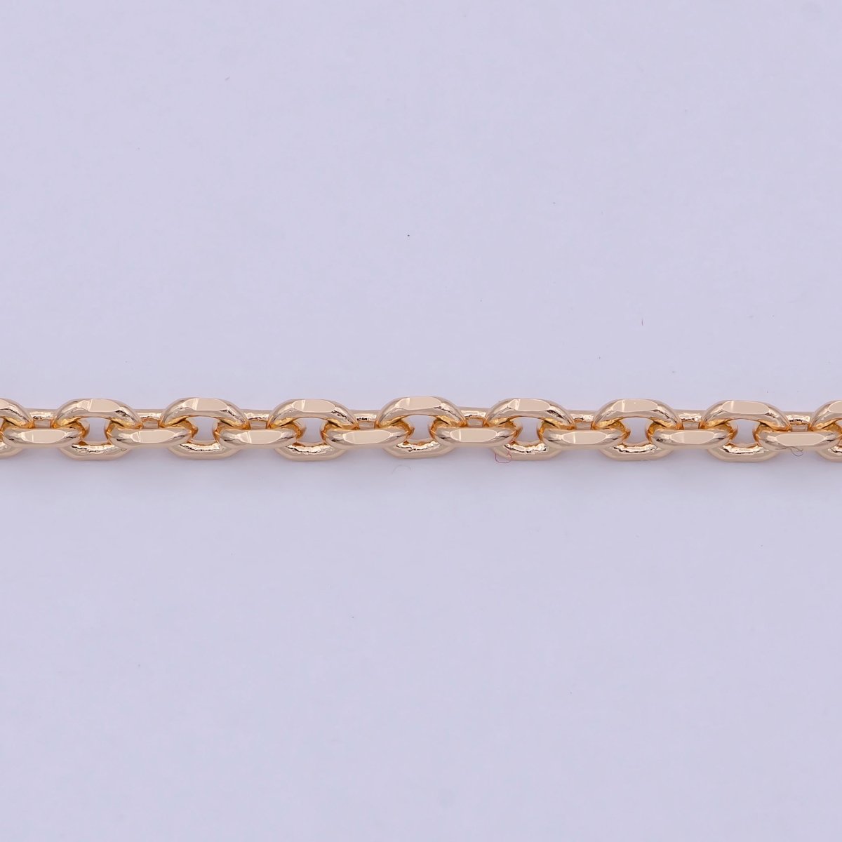 18k Gold Filled Cable Chain Necklace Layer Chain Necklace Ready to Wear 17.7 Inch | WA-761 Clearance Pricing - DLUXCA