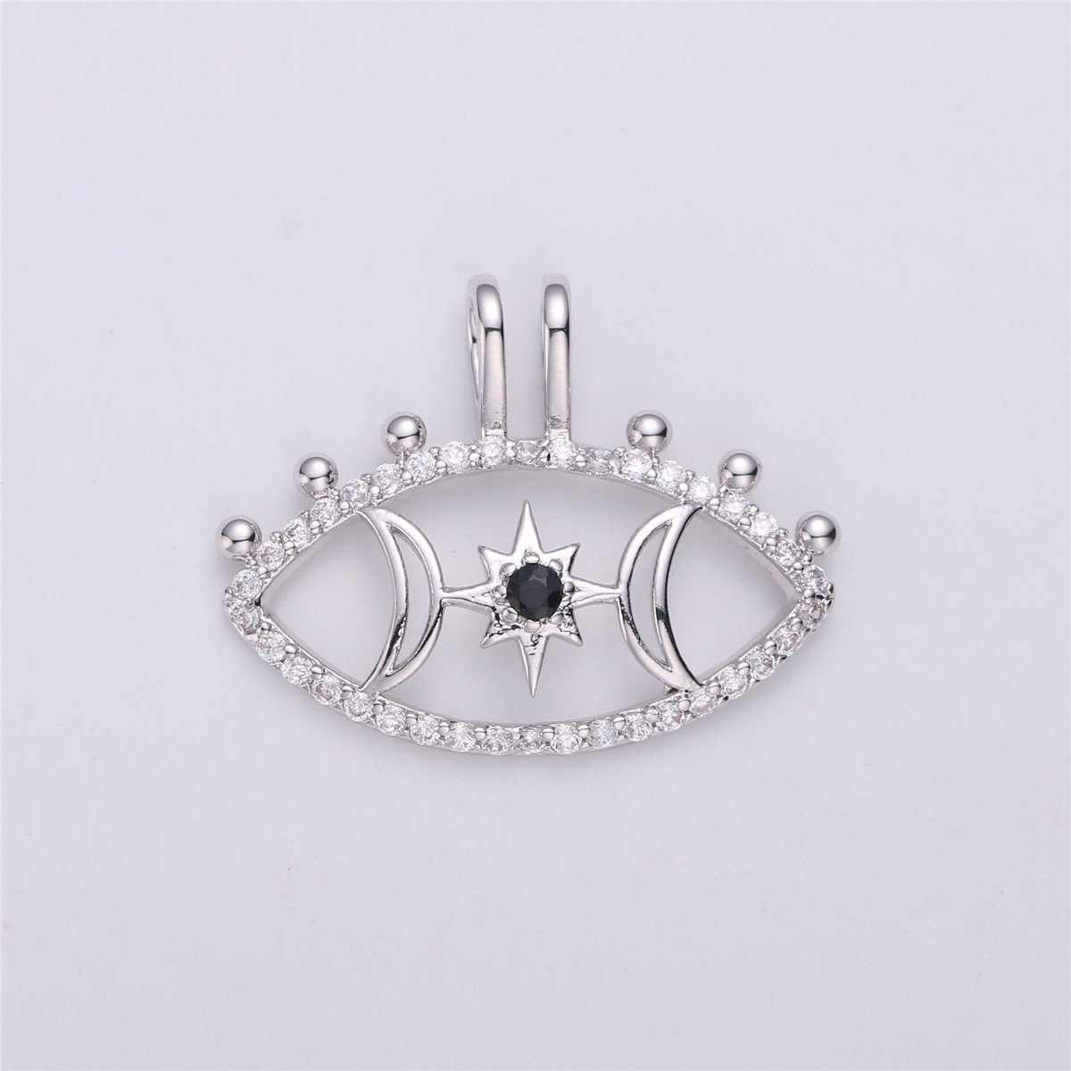 18k Gold filled Goddess Pendant • celestial charm • for necklace jewelry making supply C-541