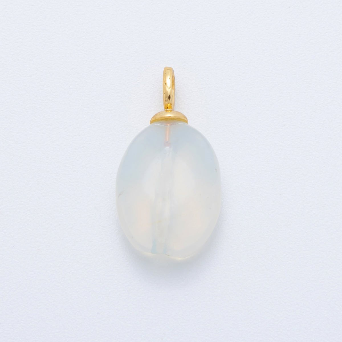 18K Gold Filled Multifaceted Gemstone Drop Pendant | AF80 - DLUXCA