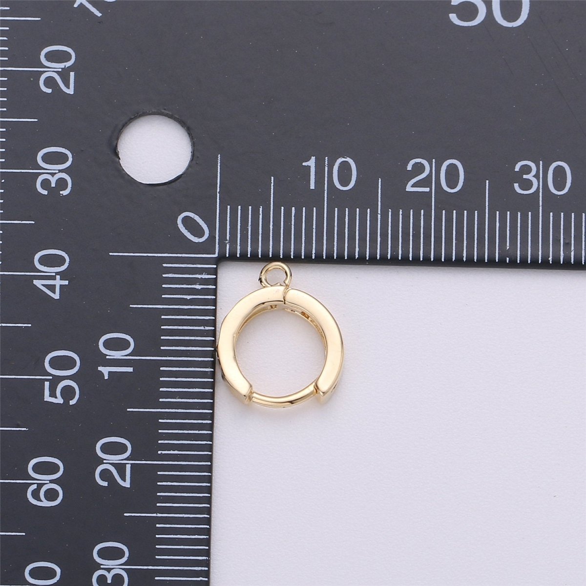 18k Gold Filled one touch w/ open link Lever back earring making, 12x15 mm, Nickel free Lead Free for Earring Charm Making Findings K-054 K-070 K-106